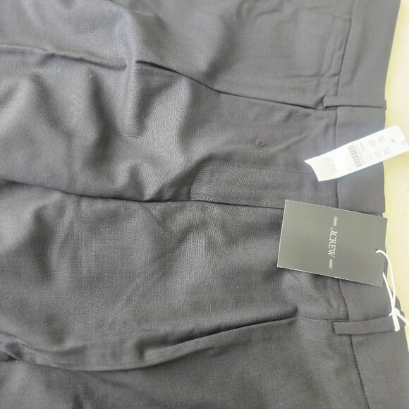 NWT JCrew Portia  Wool Pant 8 10 black stretch - Picture 3 of 6